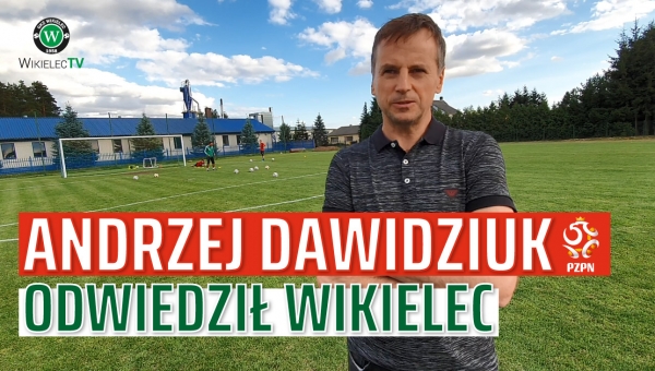 Trener Andrzej Dawidziuk odwiedził Wikielec [ROZMOWA WIDEO]