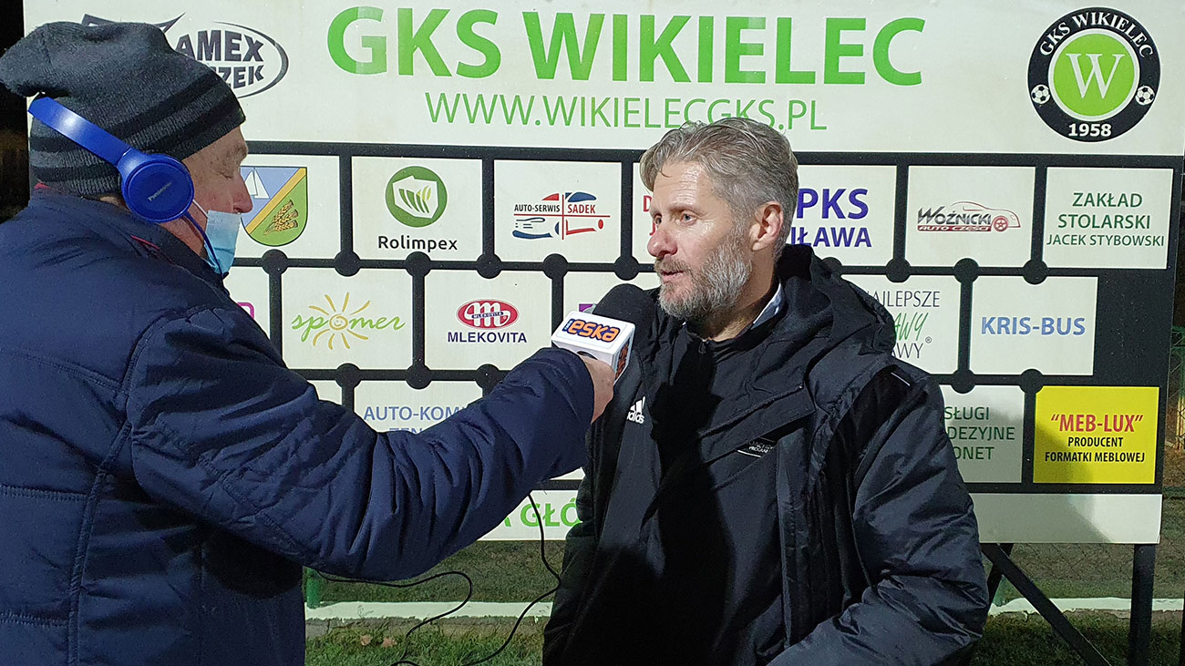 WikielecTV: Trener Piotr Zajączkowski ocenia mecz z Polonią Warszawa