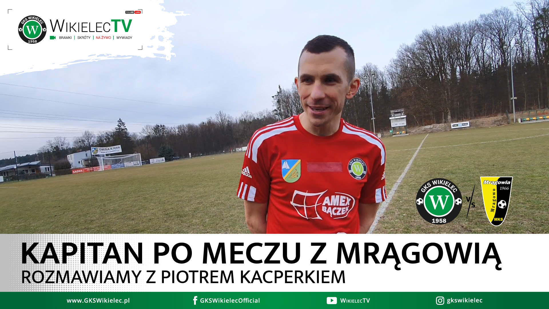 WikielecTV: Piotr Kacperek po meczu z Mrągowią Mrągowo