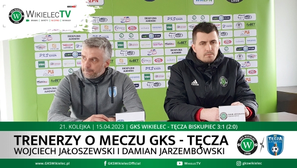 WikielecTV: Konferencja prasowa po meczu GKS Wikielec - Tęcza Biskupiec 3:1 (2:0)