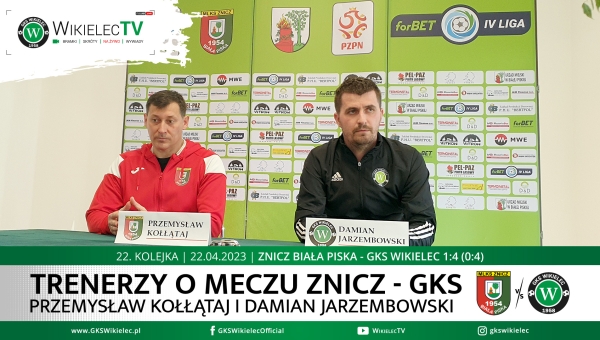 WikielecTV: Konferencja prasowa po meczu Znicz Biała Piska - GKS Wikielec 1:4 (0:4)