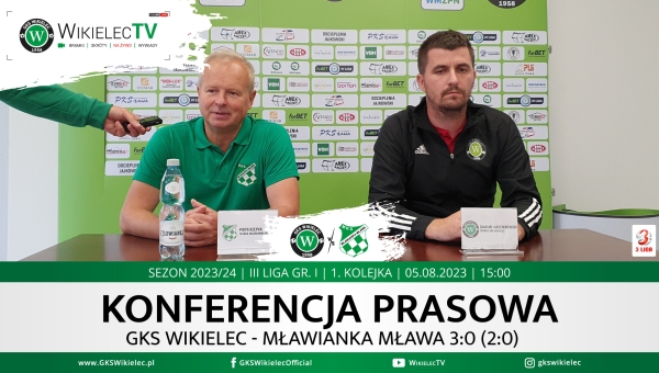 WikielecTV: Konferencja prasowa po meczu z Mławianką