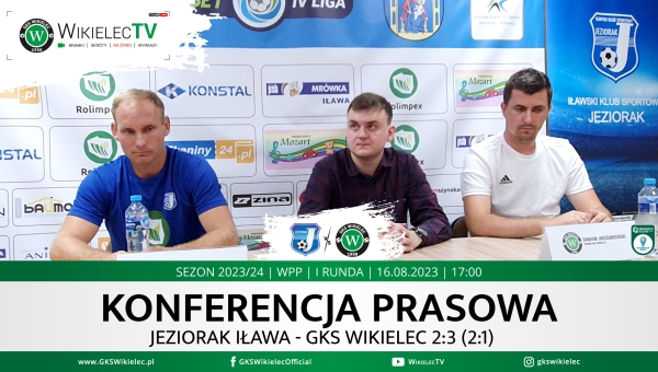 WikielecTV: Konferencja prasowa po meczu z Jeziorakiem Iława