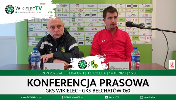 WikielecTV: Konferencja prasowa po meczu z GKS-em Bełchatów
